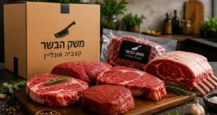 נתחי בשר פרימיום טריים מוצגים באריזה דיגיטלית מתקדמת ונוחה